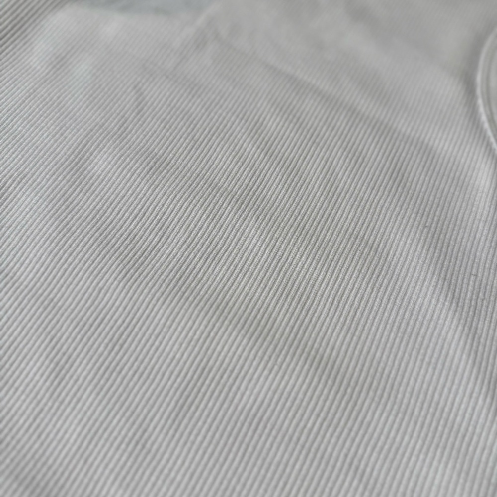 White Ribbed Tank Top - Picture 3 of 4